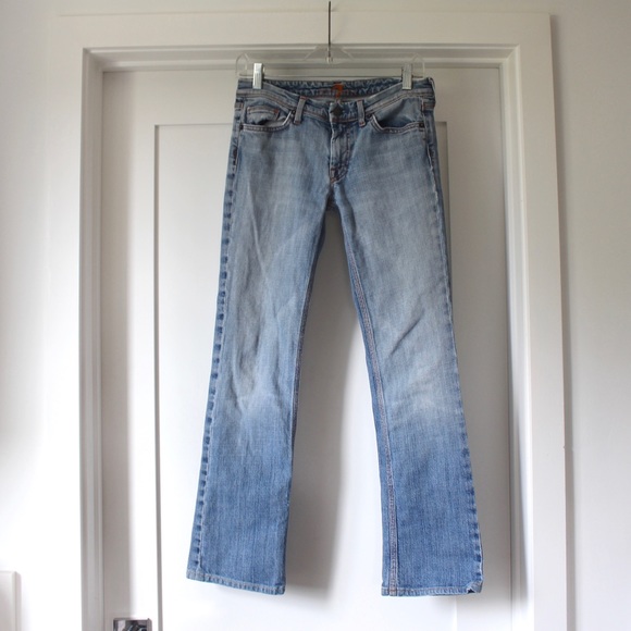 7 For All Mankind "Flynt" Denim Blue Jeans 2000s reminiscent - Picture 3 of 8